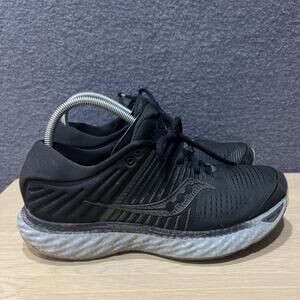 Saucony Triumph 17 Low Top Mens Size 9.5 Black Running Sneakers S20546-35 READ